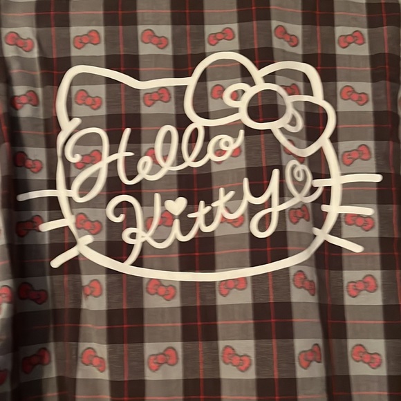 Hello Kitty Plaid Shirt. - Picture 4 of 4